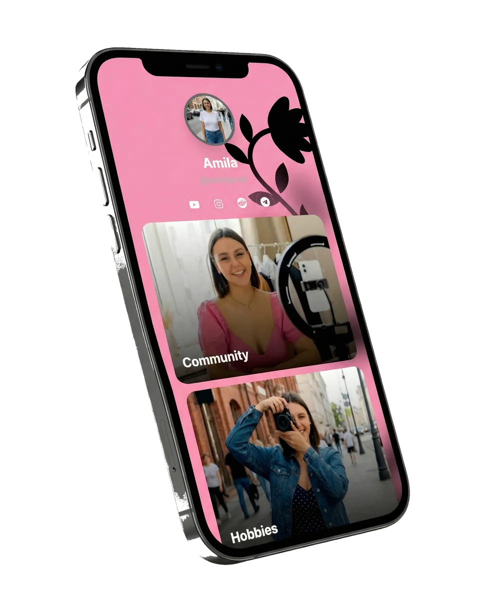 LinkBloom creator profile example